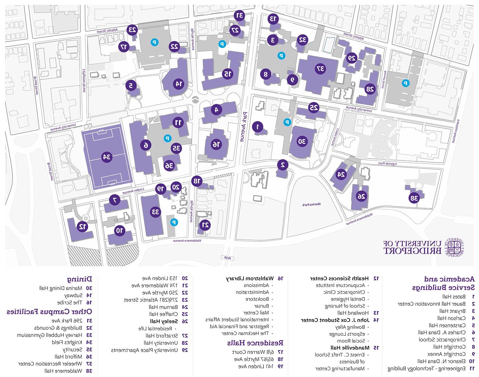 UB Campus Map